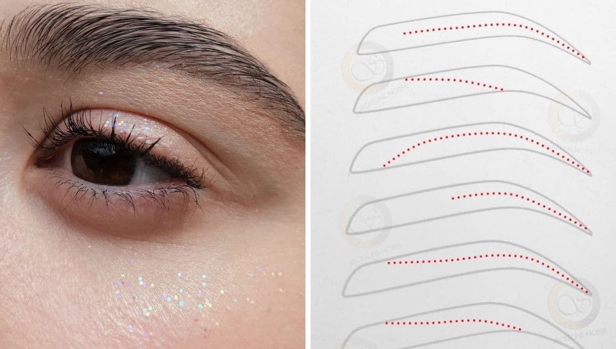 5 plantillas para colorear cejas que puedes imprimir