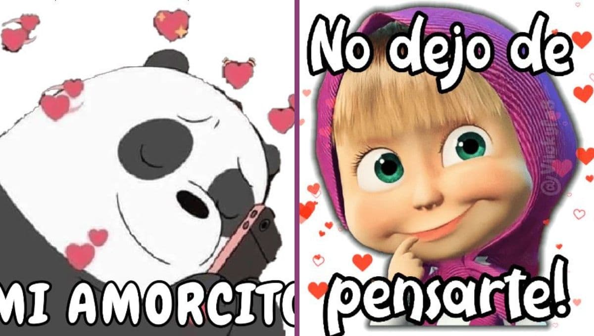 Stickers con frases de amor para enviar por WhatsApp a tu amorcito