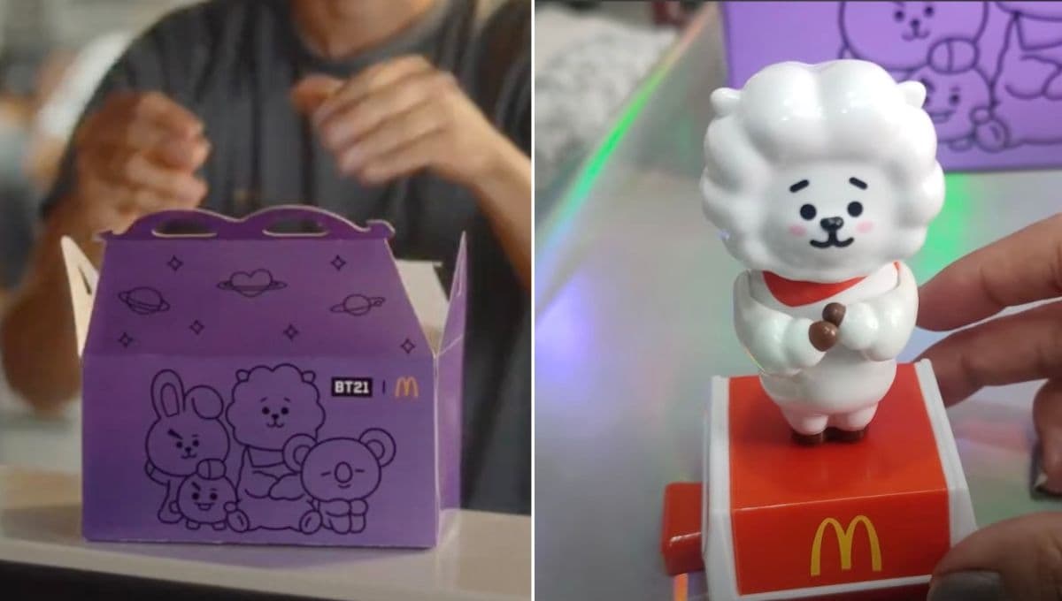 BT21 llega a McDonald’s México: figuras coleccionables y cuánto cuesta el McTrío de BTS