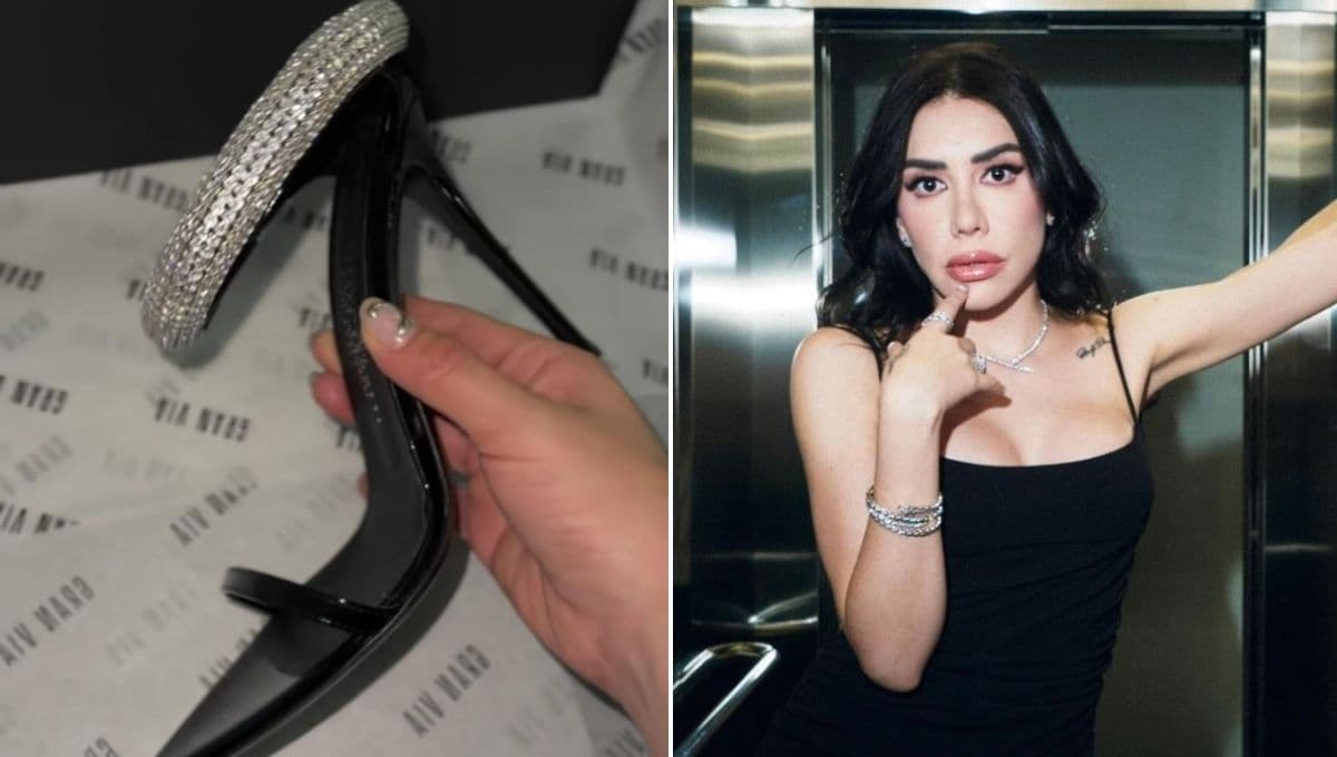 Karime presume zapatillas de 41 mil pesos con cristales en La Casa de los Famosos México