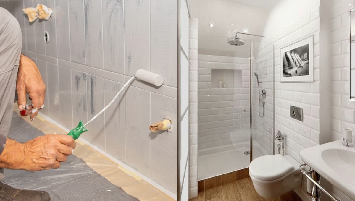 Aprende a renovar tu baño SIN quitar tus viejos azulejos fácil y sin gastar mucho
