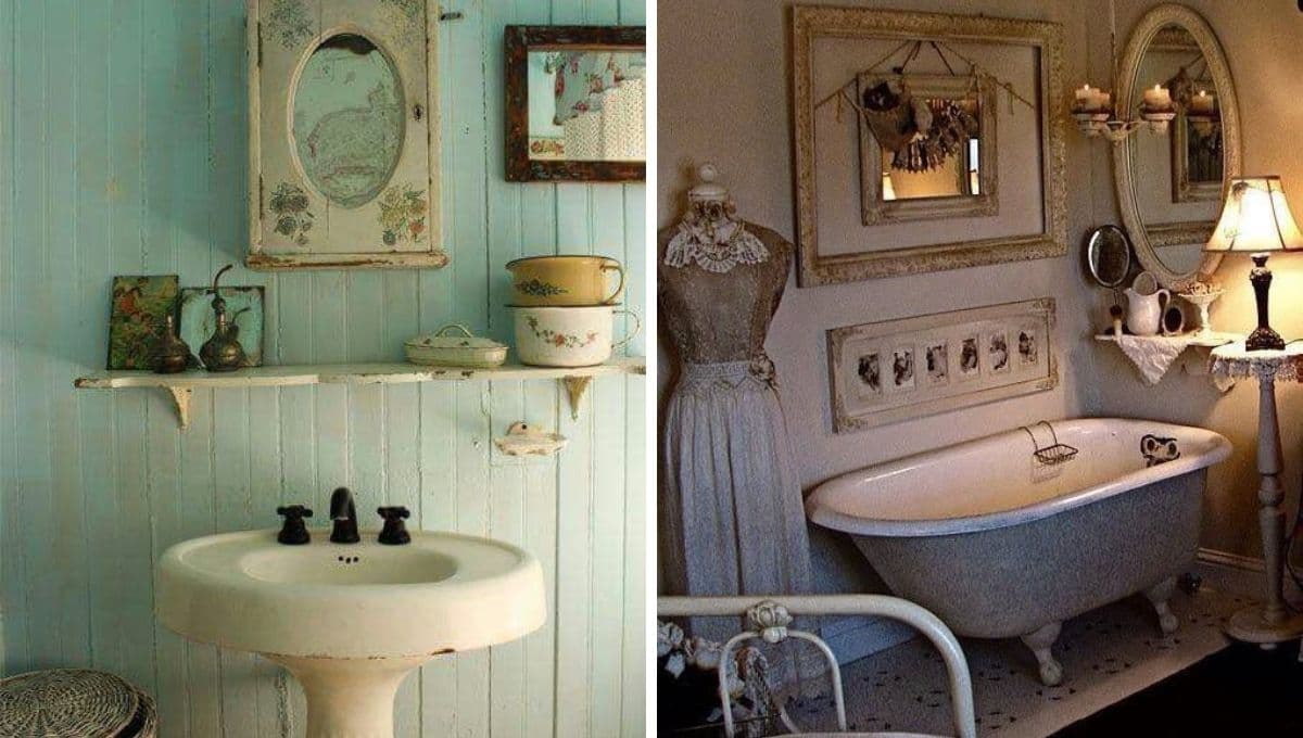 Aplica el estilo vintage a tu baño y que luzca original