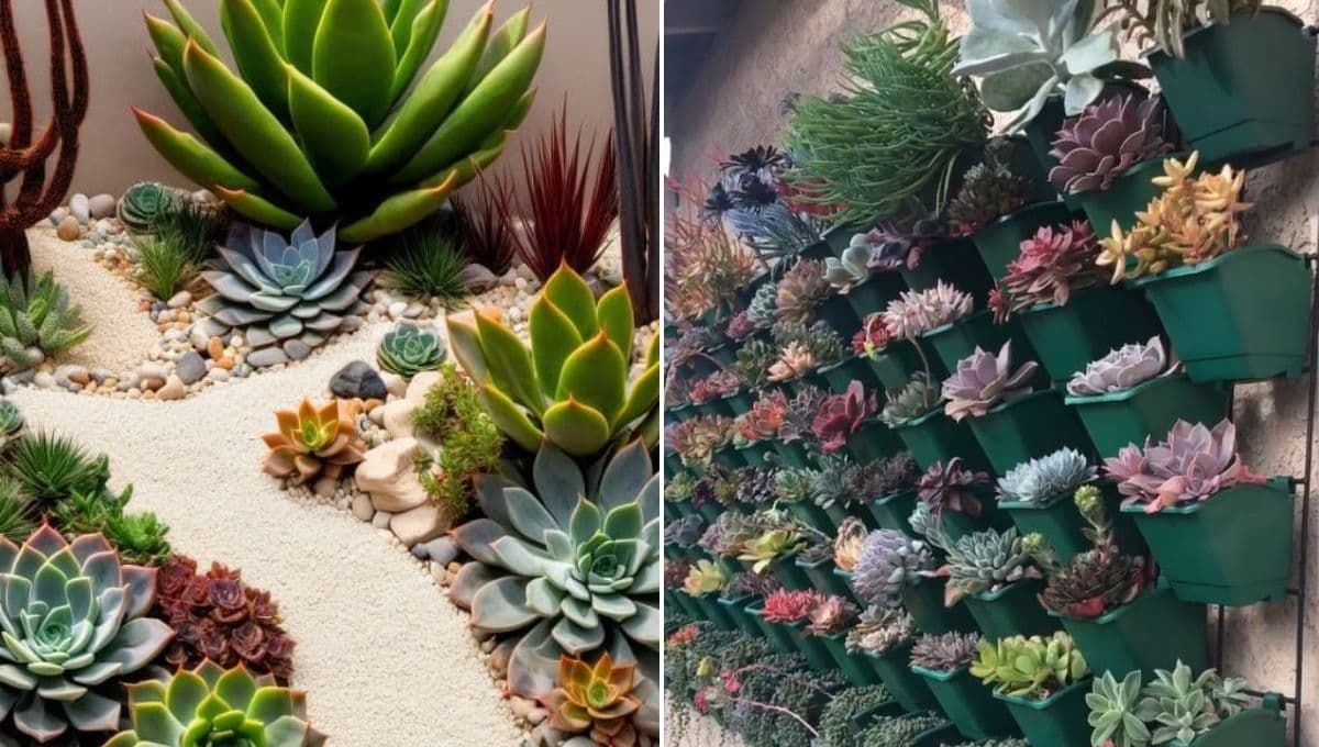Ellos se atrevieron a crear un hermoso jardín con cactus y piedras: ideas para crear el tuyo