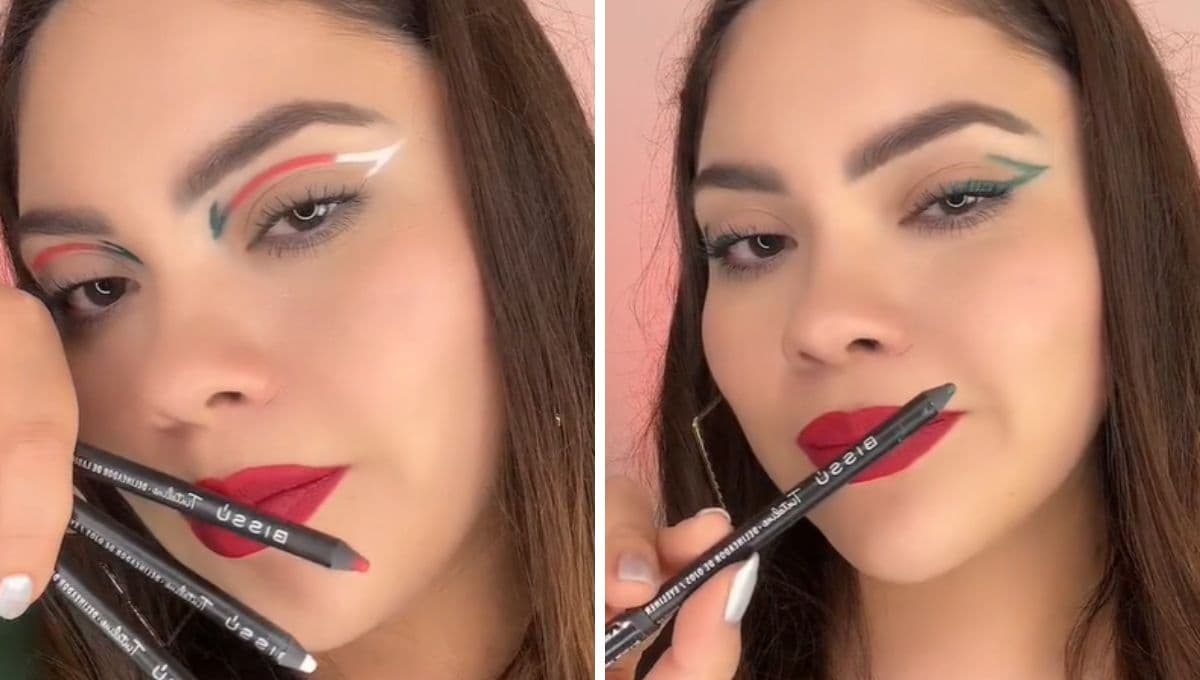 3 ideas de delineados tricolores para lucir radiante y hermosa en una Noche mexicana