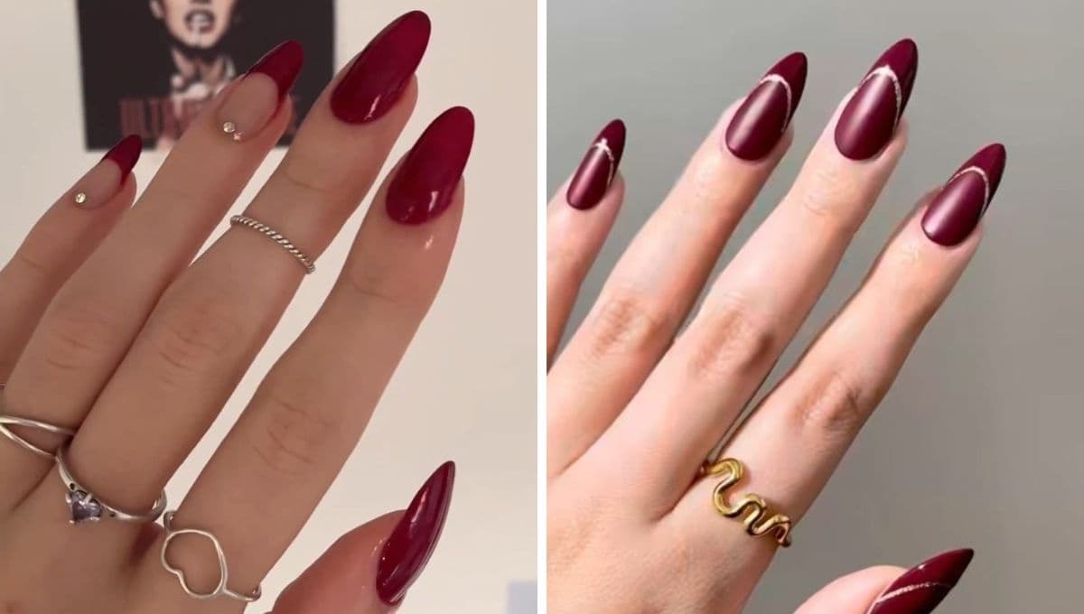 Wine nails: 5 diseños de uñas color vino que te harán ver elegante y sofisticada