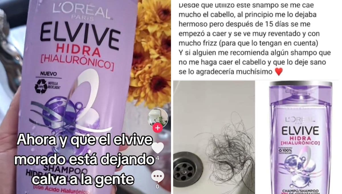 ¿Elvive Morado provoca la caída del cabello? Usuarios advierten los efectos del shampoo