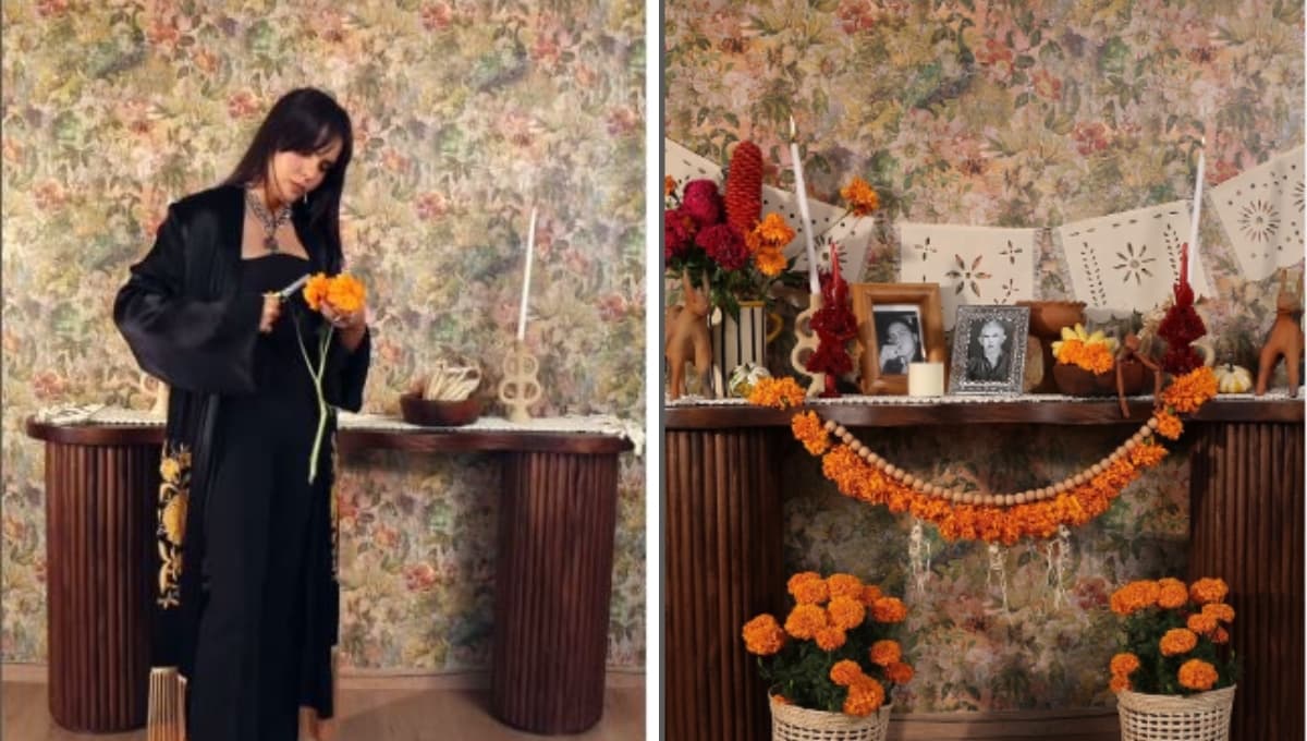 Yuya pone su ofrenda y desata polémica en redes, "se ve estéril, triste y vacía"