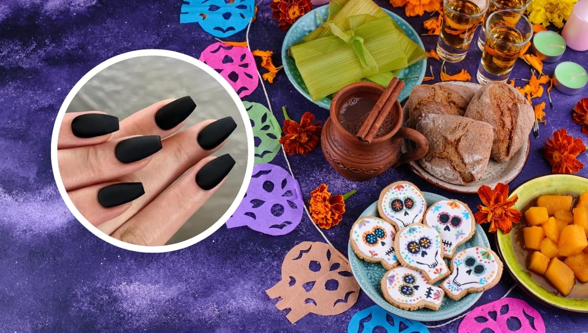 5 diseños de uñas con colores de Día de Muertos que puedes usar todo noviembre