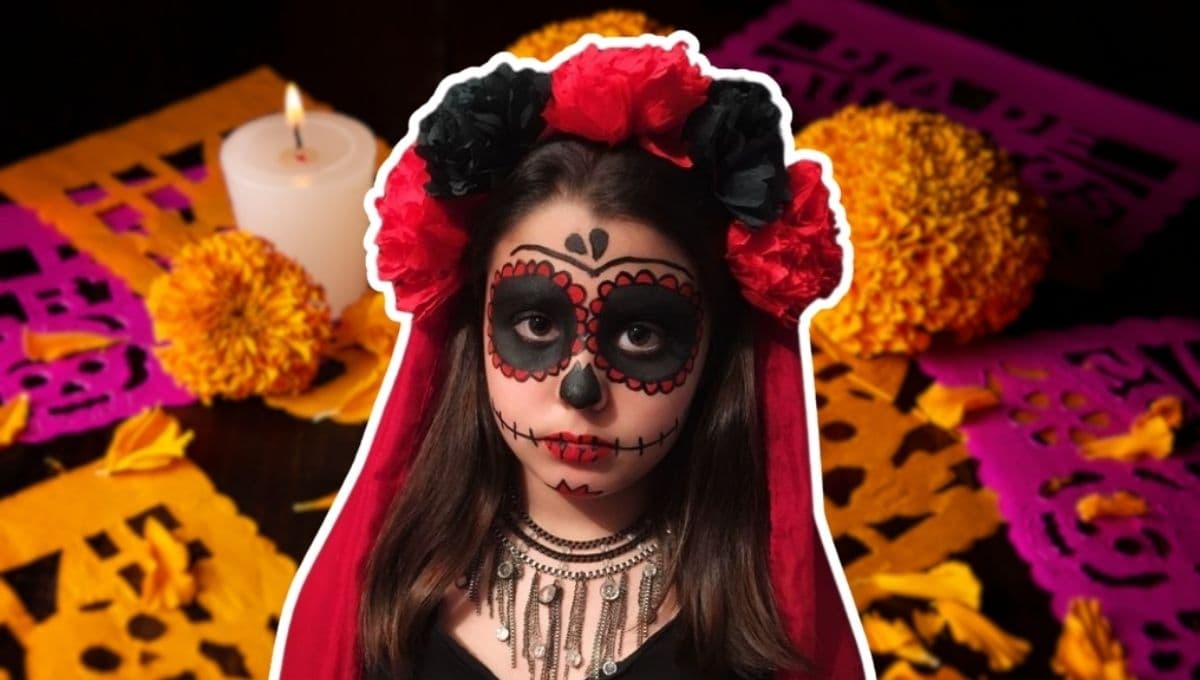 Maquillaje de calavera para niña: 4 ideas fáciles y sencillas de hacer para Día de Muertos
