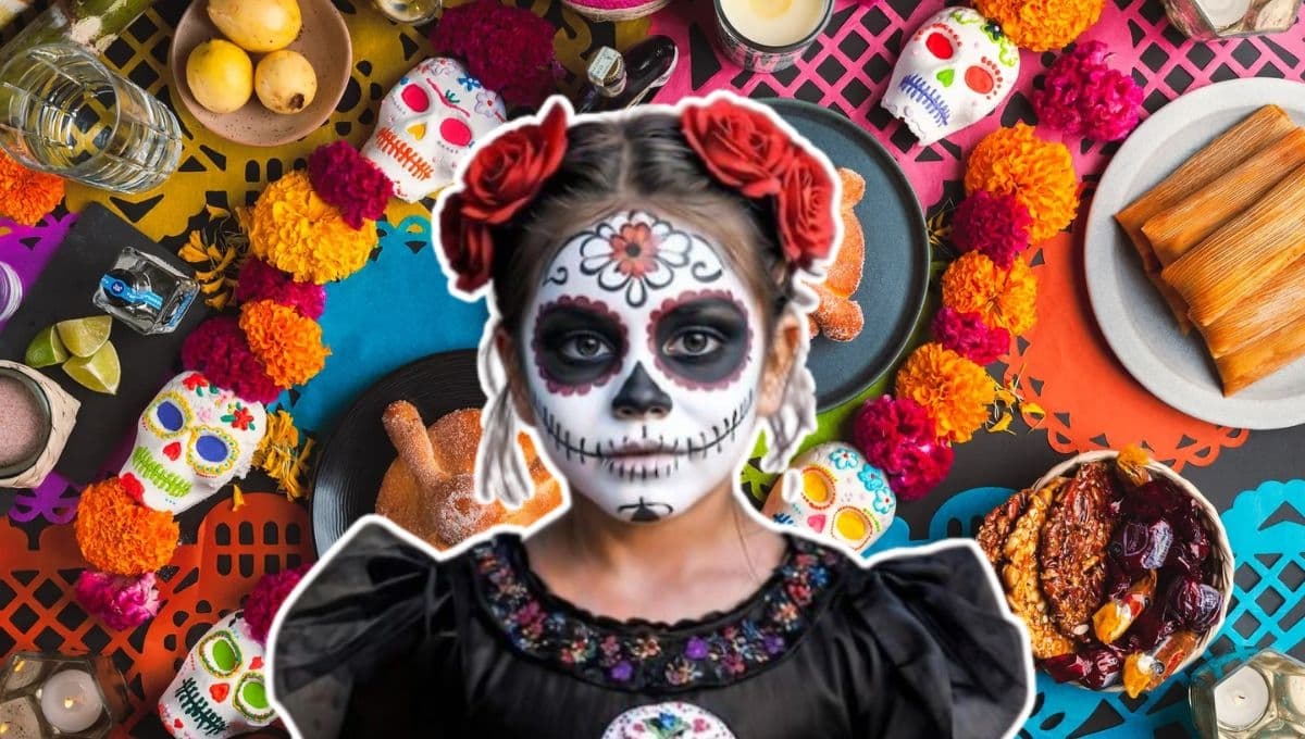 Maquillaje de Catrina para niña: 4 ideas sencillas para hacer en Día de Muertos