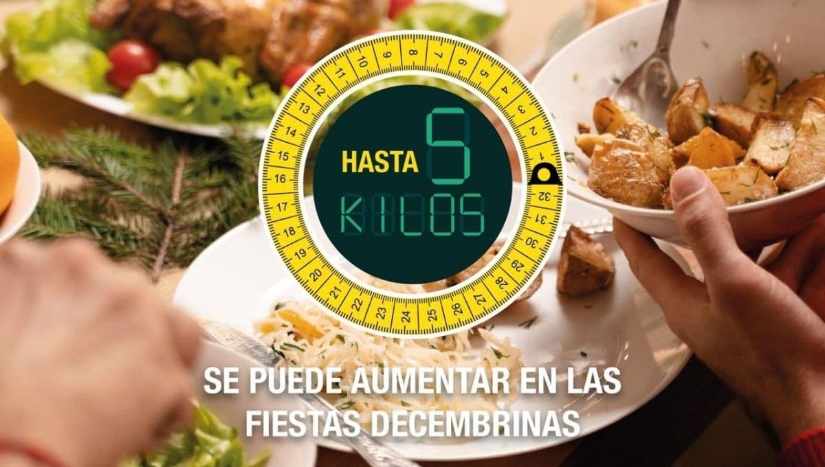 En las fiestas decembrinas se puede aumentar hasta 5 kg de peso