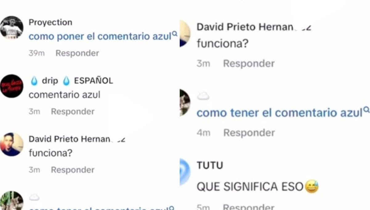 ¿Cómo poner letras azules en TikTok? El truco para tener el comentario con la lupa