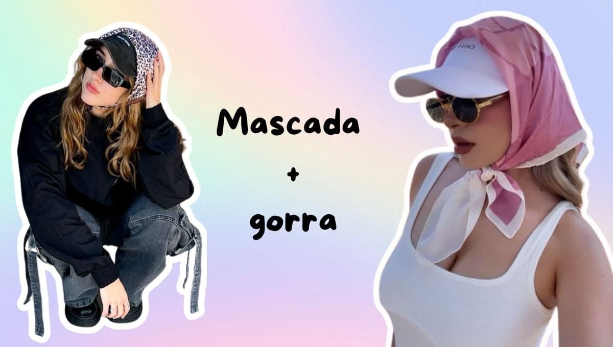 Mascadas con gorras: tips para usar la moda de las girlys